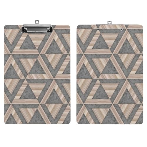 Porte bloc A4 rigide triangles multiples pour sécuriser vos feuilles - 7