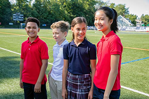 French Toast SA9403K Girls Short Sleeve Stretch Pique - 2 Pack School Uniform Polo Shirt thumb #2