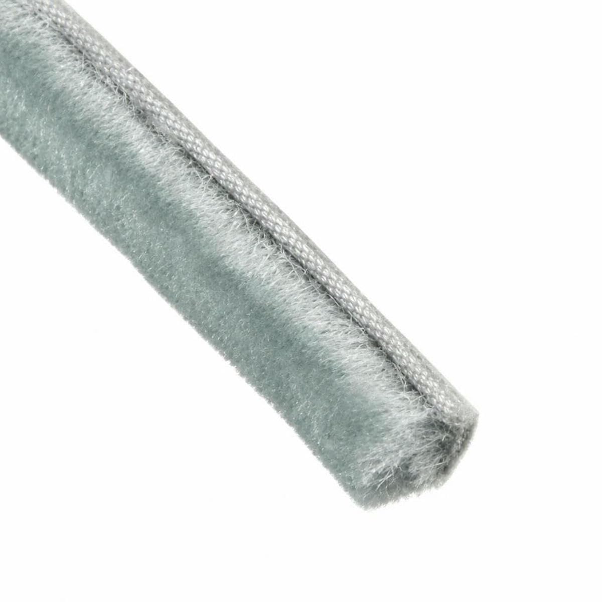 10M Slide-in Door Window Weather Stripping Soundproof Brush Strip Card Slot Pile Weatherstrip for Door Frame Sash Sealer-Gray-White-5X6-10M