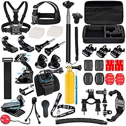 Soporte Gopro Hero 5 Suptig Kit de accesorios compatible con GoPro Hero 10 Hero 9 Hero 8 Hero 7/6/5/4/3/3+/2/1/Session y AKASO Dragon Campark Yi Xiaomi Action Camera Accesorios