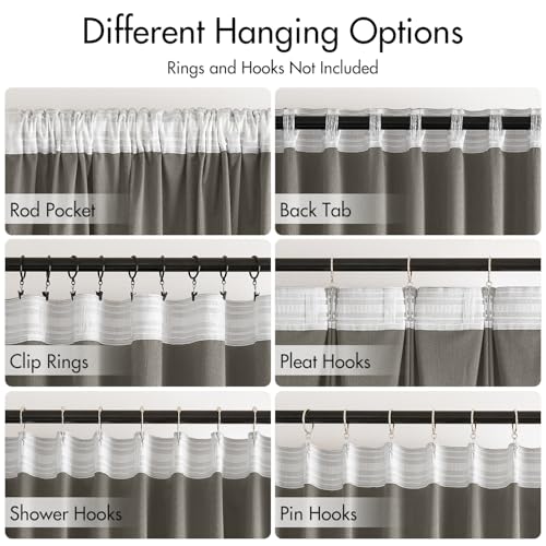 Image of MIULEE Silver Gray Velvet Pinch Pleat Blackout Curtains W52 X L84 Inches | 2 Panels,Luxury,Thermal Insulated,Super Soft,Back Tab & Rod Pocket,for Bedroom Living Room