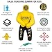 DALLX Kids Grappling Dummy for Fitness Training Practice Wrestling Judo Karate MMA Punching Dummy for Kids Jiu-Jitsu - UNFILLED (Yellow, 40