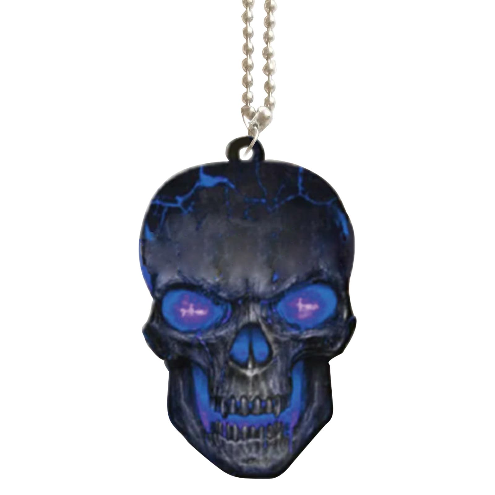 Car Accessories, Acrylic Skull Hanging Charms, Car Interior Rear View Decor, Luck Hanging Interior Ornament Rear View Decor