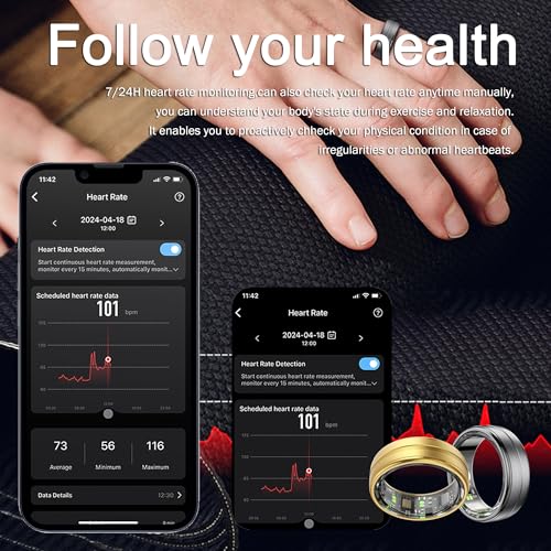 Bague intelligente tracker de fitness oxygène dans le sang - 7