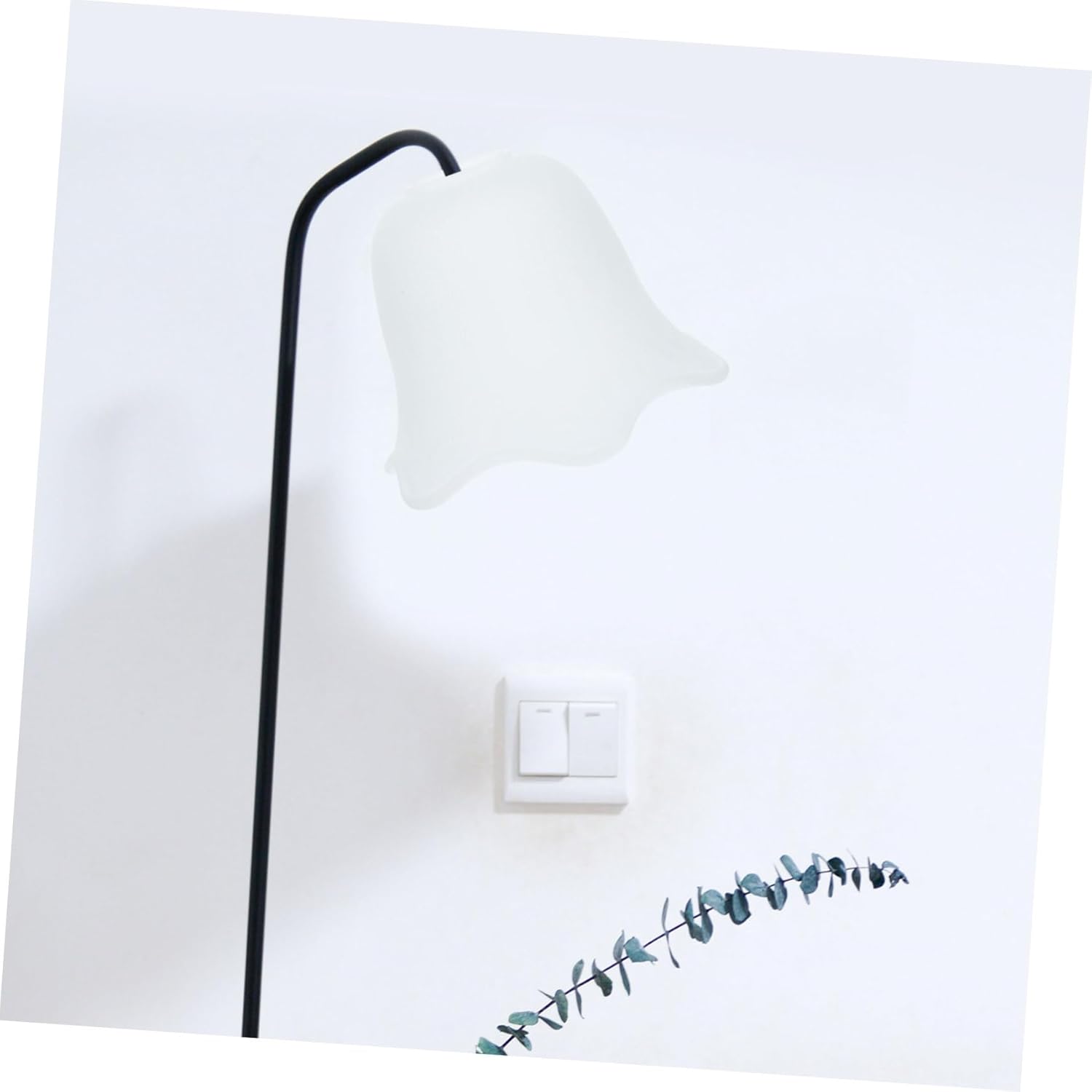 Gadpiparty 2pcs Handmade Glass Craft Lamp Shades Decorative Lampshades Elegant Light Fixture Cover