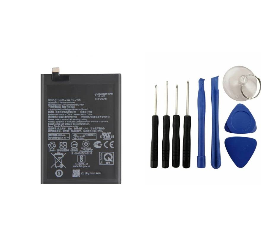 Audiosystem BATTERIA PER ASUS ZENFONE 6 2019 ZS630KL i01WD ZA007RU C11P1806, INCLUSO KIT MONTAGGIO BATTERIA