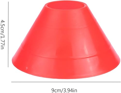 Miniatura 4 de Kit de cono de disco de 10 piezasjuego de conos de fútbol para ejercicios de agilidad, discos de marca con soporte para práctica de entrenamiento de