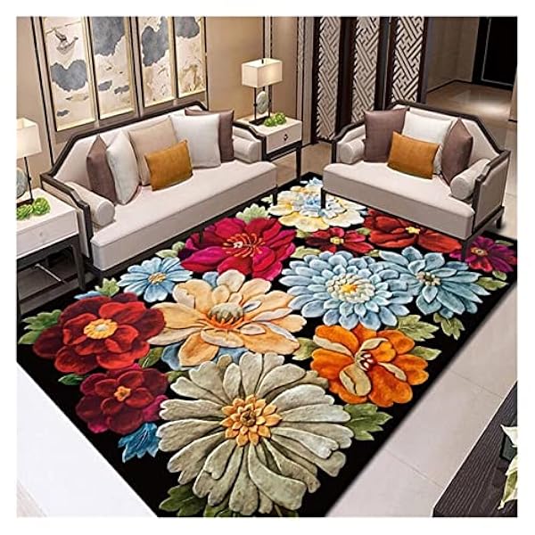 Tapijt Slaapkamer tapijt afdrukken vloermat antislip tapijt warme pad tapijt zachte deurmat tapijt keuken mat toegangspoort deur mat Tapijt Woonkamer (Color : Style 2, Size : China)