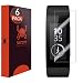 Sony SmartBand Talk Screen Protector (SWR30), Skinomi TechSkin (6-Pack) Full Coverage Screen Protector for Sony SmartBand Talk Clear HD Anti-Bubble Film