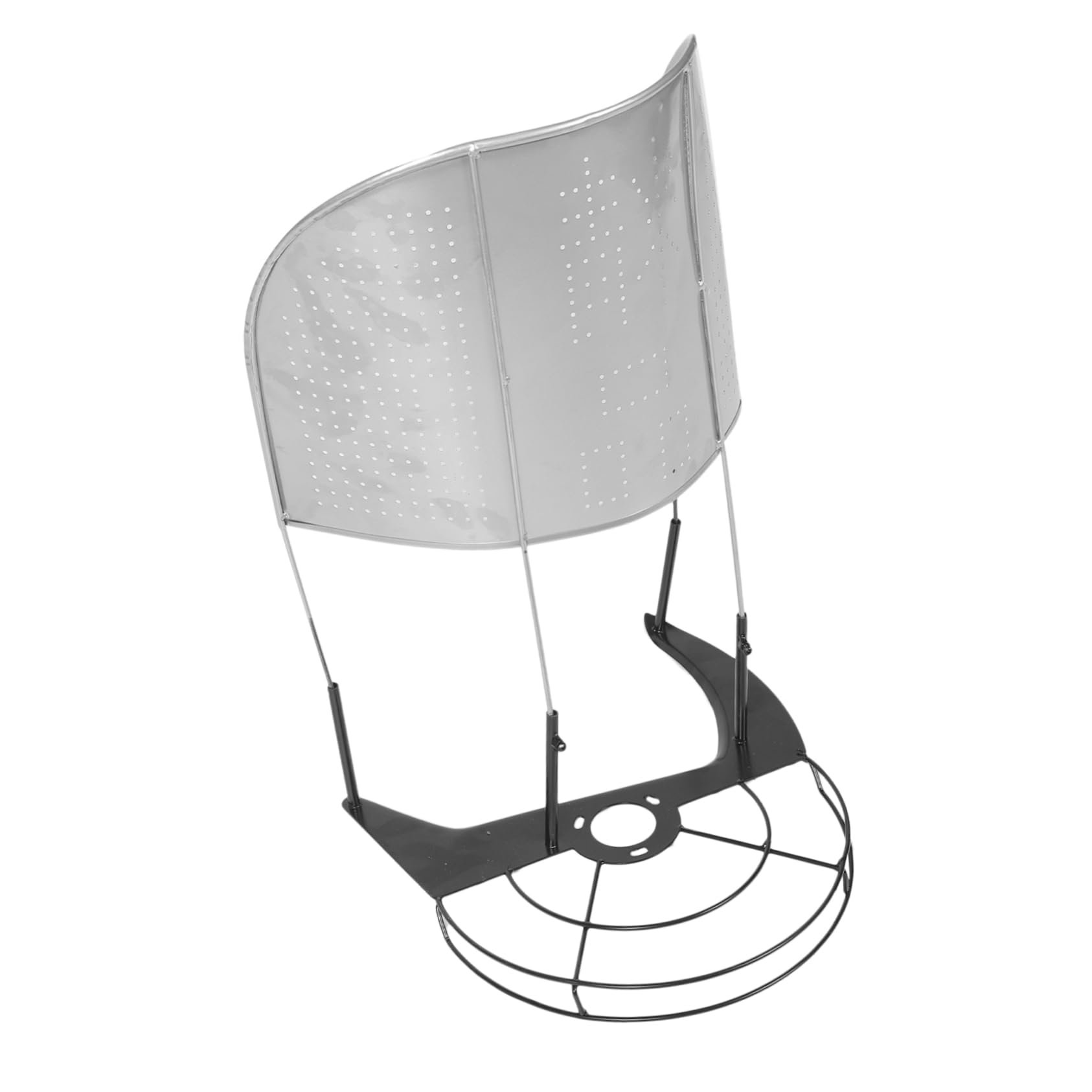 Accessorio Protezione di Sicurezza ad Alta Efficienza per Mietitrice in Acciaio Inossidabile Argento, Supporto per Raccolta Riso e Grano