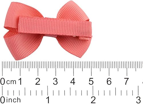 Miniatura 5 de YOY 20 adorables lazos para el pelo de perro con clips y 1000 bandas de goma y 1 peine de acero para peluquería, nudo superior de cachorro, moño