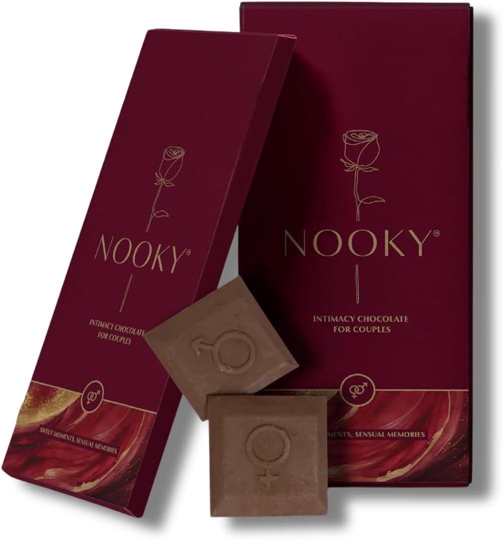 InstaEats Nooky Premium Dark Chocolate For Men & Women (Pack of 2) | Mood-Boosting Dark Chocolate Treat | Ideal Vegan & Gluten-Free Set For Men & Women | Deliciously Crafted For Energy & Delight,80 G