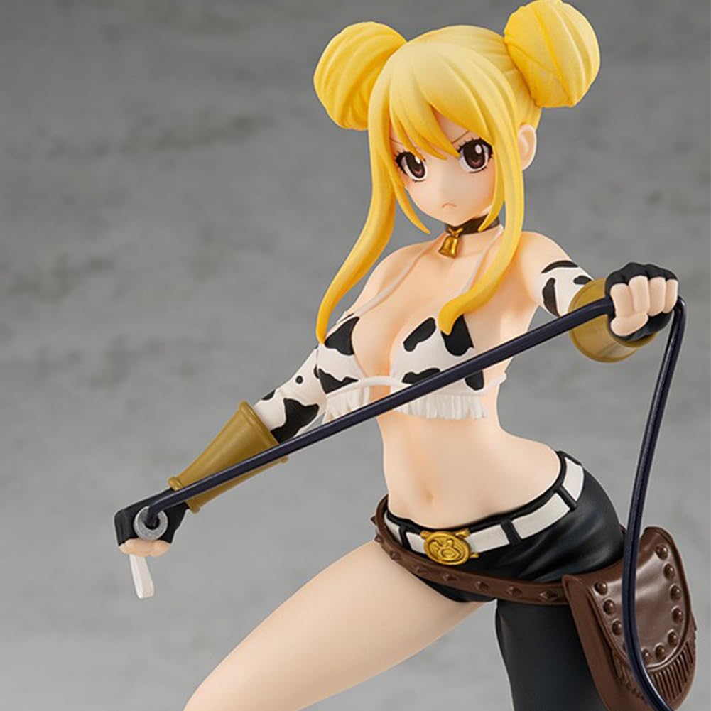 FAIRY TAIL Figurka Byk/Wodnik/Panna Lucy Heartfilia Figurka Dziewczyny i Chłopcy Figurka Ozdoby na biurko Dekoracja domu
