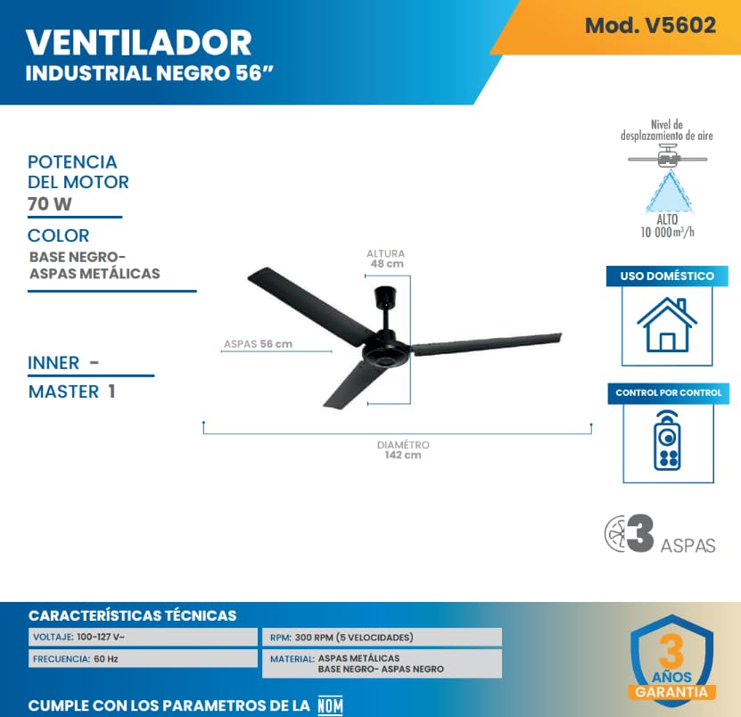 La Mejor Lista de Ventilador industrial los más solicitados. 20 Imagen adicional