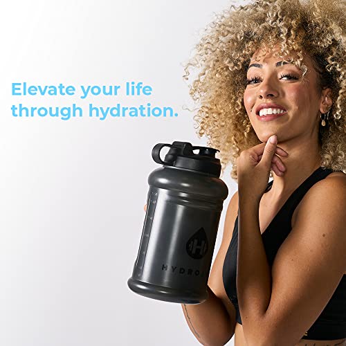 Hydrojug 2.2 Litre (Half Gallon) Water Bottle - Leakproof, Carry Handle, Dishwasher Safe, BPA Free - All-Day Cold Hydration - For Fitness, Outdoors, Everyday Life - Image 2
