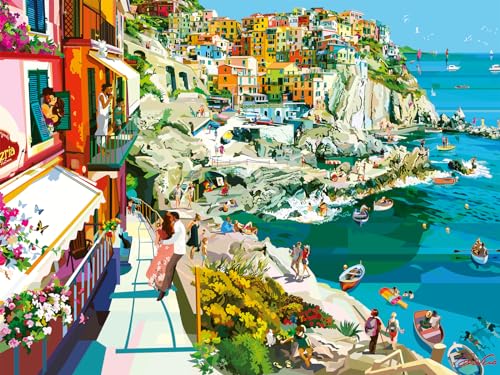 Ravensburger Romance in Cinque Terre 1500 Piece Jigsaw Puzzle for Adults - 12000430 - Handcrafted Tooling, Made in Germany, Every Piece Fits Together Perfectly