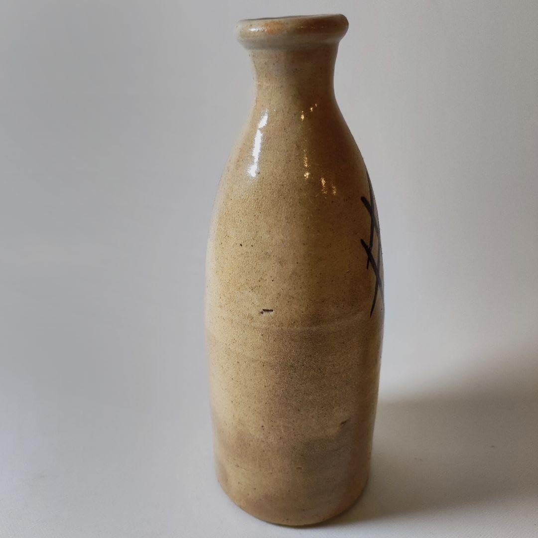 古瀬戸　鉄釉井桁文徳利　酒器 Amazon.co.jp: 古瀬戸 鉄釉井桁文徳利 酒器 : おもちゃ