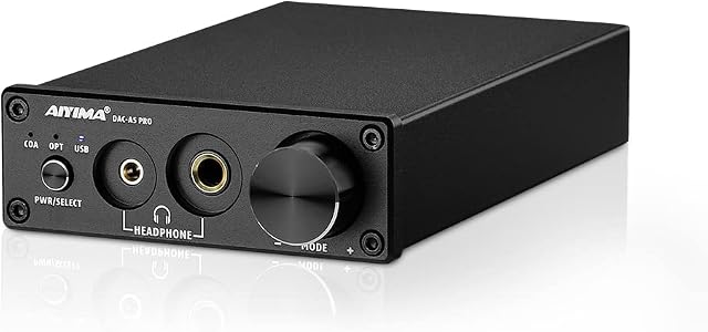 AIYIMA DACA5 Pro Mini Headphone Amplifier TPA6120 HIFI USB DAC Decoder Audio 24BIT 192KHz LM49720 ESS9018K2M Mini Stereo Decoder with DC12V