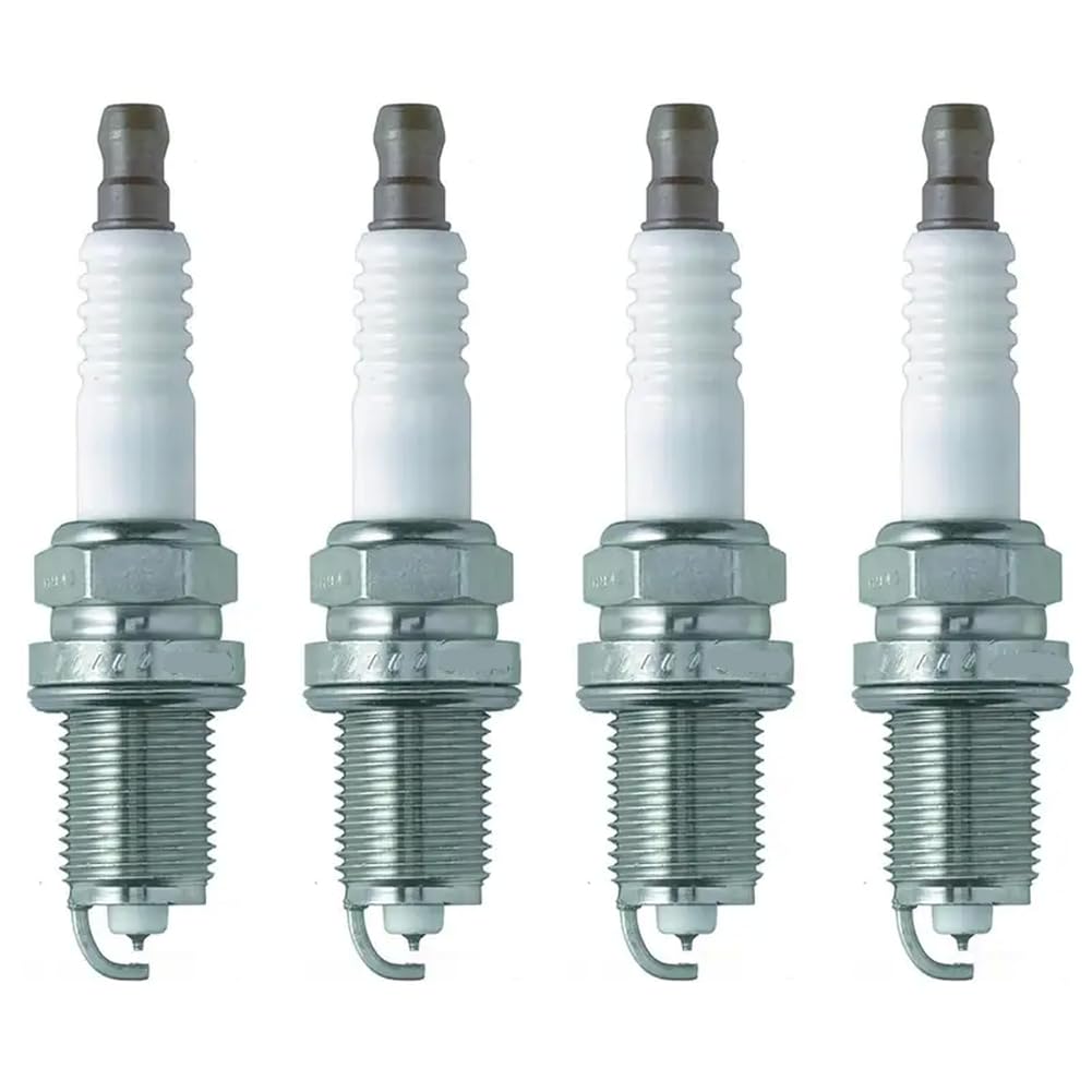 4/6 Stück 7658 IFR6J11 Iridium-Zündkerze, 2,5 mm Gewinde, kompatibel mit Automobil- und Motorradteilen, Liana Baleno Vitara Ignis Jimny SX4 Wagon R Sedici M16A M15A für Teilenummer 7658 IFR6J11(4 PCS)