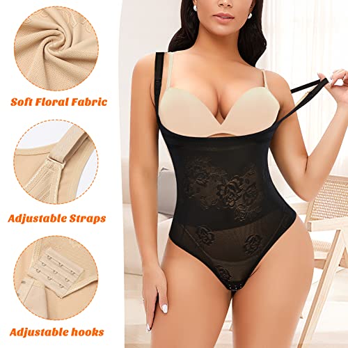 Image of Womens Shapewear Bodysuit Body Shaper Thong