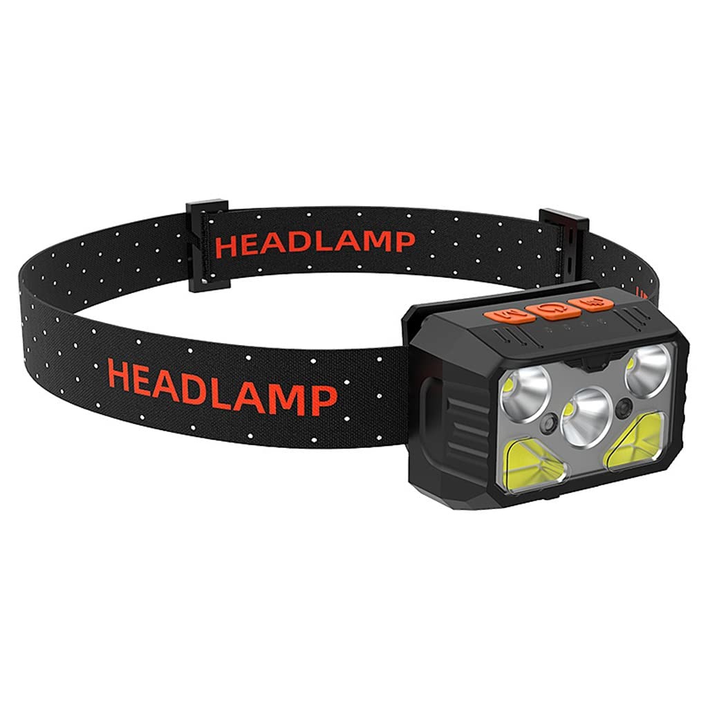 OYYMTE Built-in Strong LED Charging Induction Head Mounted Headlight Fishing Outdoor Night Light