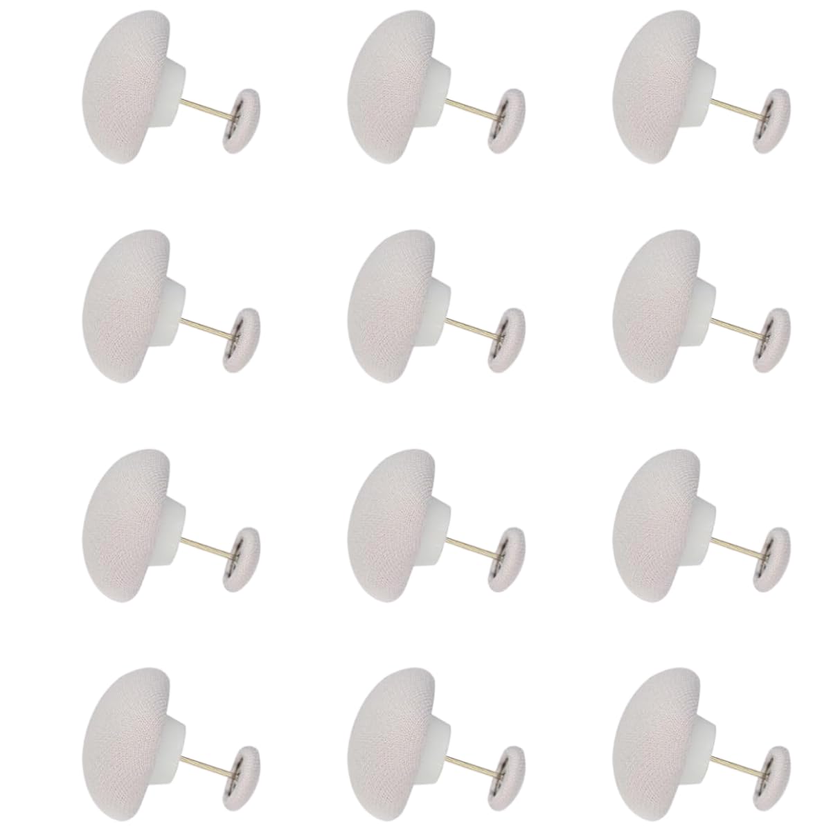 pepplo Mushroom Shaped Quilt Holders, Cotton Quilt Clips, Duvet Pins to Keep Duvet in Place, Blanket Pins for Bedding, Bedsheet Clips, Blanket Cover Pin, Cover Button for Blanket (Pack of 12, Grey)-picture-31