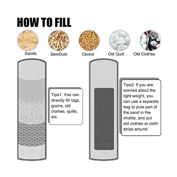 XDDIAS Punching Bag with Stand, 70'' Freestanding Punching Bag for Adult, Heavy Boxing Bag with Suction Cup Base Kickboxing Bag for MMA Muay Thai Fitness