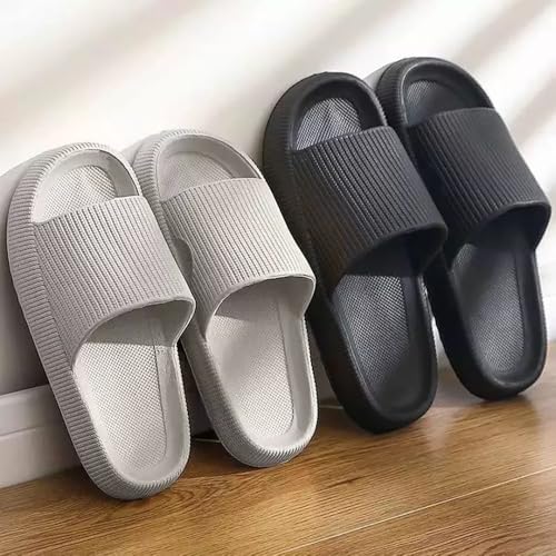 Pillow Slippers for Women and Men Non Slip Quick Drying Shower Slides Bathroom Sandals3