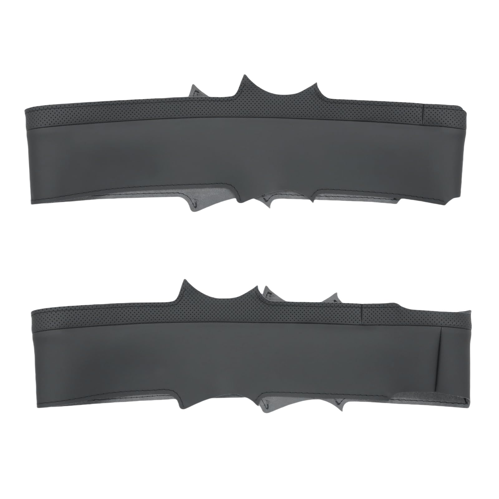 MEWANT Passgenauer Lenkradbezug zum Nähen für Dodge Ram | Dodge RAM 1500 2012-2018 / 1500 Classic 2019-2023 / 2500 2012-2018 / 3500 2012-2018 / 5500 2012-2018 (3D-Stil) Atmungsaktiv