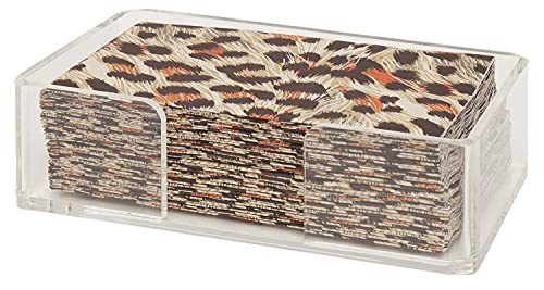 Decorative Paper Hand Towels Fingertip Towels Disposable Leopard Print Bathroom Guest Towels Pk 64 #TOP1