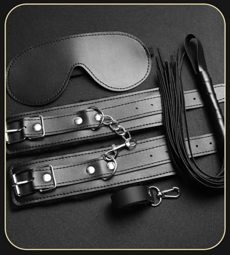 Ensemble d'entraînement en cuir noir pour éviter les irritations de peau - 6