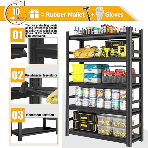 Heavy Duty Metal Utility Shelf