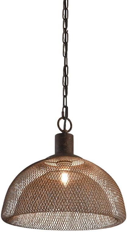 Suspension cage métallique E27 pour remplacer un plafonnier terne et sombre