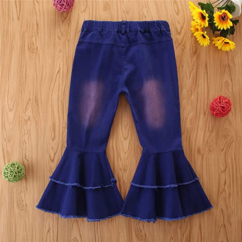 Teen Girls Y2k Jeans Cute Lace Up Bow Side High Rise Aesthetics Pants Lounge Girls Size 7/8 Clothes4
