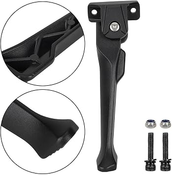 Aluminium Alloy Kickstand for Kukirin for G2 for Master and for G2 Max Electric Scooters, Heavy Duty Iron Side Support Foot Bracket, Stable Black Parking