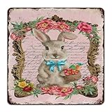 Merveilleux cadeau : notre plaque décorative en métal est le cadeau personnalisé parfait à offrir à vos amis et à votre famille pour une pendaison de crémaillère, Pâques, la fête des mères, la fête des pères, un anniversaire, Noël, un mariage, une fête prénatale, etc. Créez une atmosphère tendance et attrayante