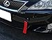 iJDMTOY Track Racing Style Red Towing Strap Compatible with 2006-up Lexus IS200t IS250 IS300 IS350 is-F, 2011-up Lexus CT200h & 2015-up Lexus RC200t RC300 RC350 RCF, Tow Hole Mounted Nylon Loop Hook