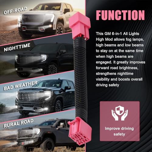 Auto Fog & All Lights Mod Compatible Chevy GMC 2022-2026 miniatura 4