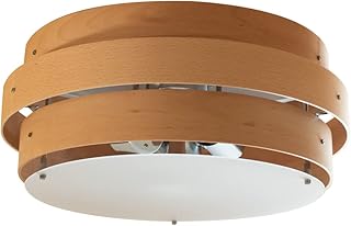 Ampoule シーリングライト 3灯 照明 おしゃれ 天然木 リビング ダイニング 寝室 北欧 カフェ レトロ ミッドセンチュリー 照明器具 天井照明 ナチュラル 8畳 明るい 木目 LED リモコン ライト Avaros アヴァロス 3C