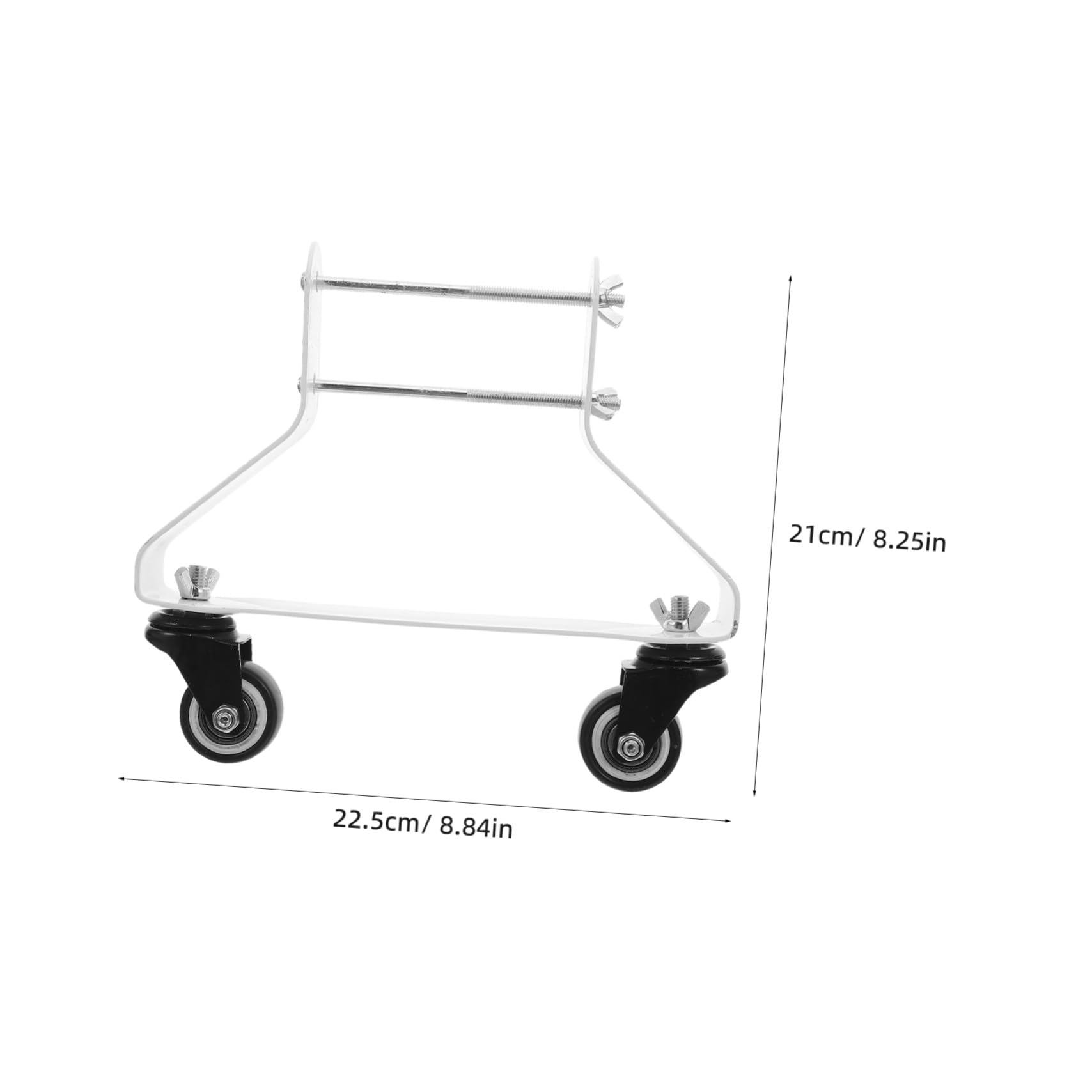 Ciieeo 2 Pezzi Staffa Per Radiatore Staffa Di Supporto Per Radiatore Riscaldante Base Per Riscaldatore Con Ruote Telaio Di Base Per Riscaldatore Con Ruote