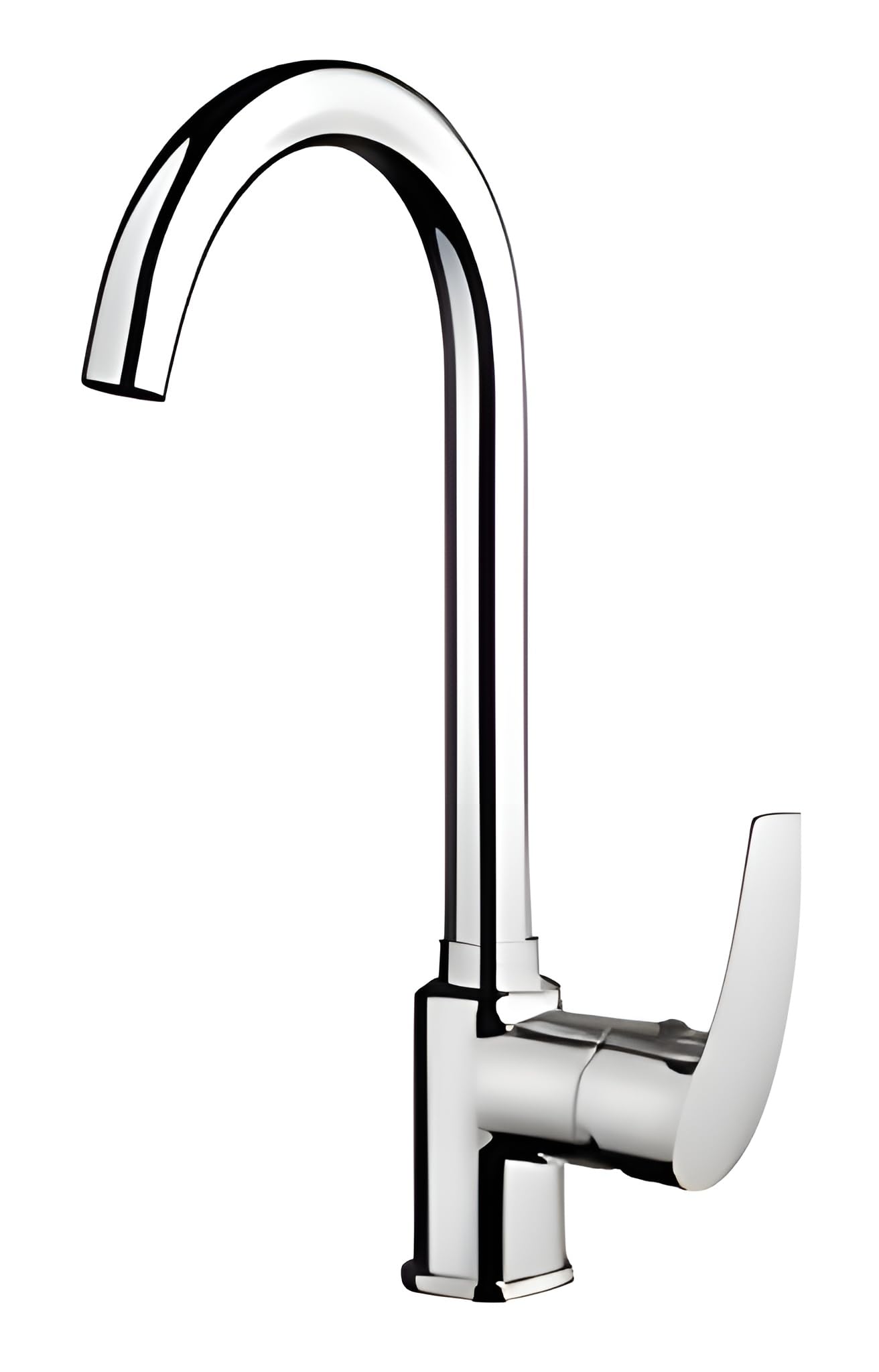 Piralla Atomic Kitchen Mixer Tap - Swivel Spout - Chrome
