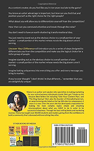 Uncover Your Difference: Discover Your Unfair Advantage, Captivate The Right People & Cut Through The Noise #TOP1