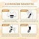 PICK FOR LIFE 2 Paar Anti-Rutsch-Hundesocken, Weiche Socken für den Pfotenschutz von Hunden mit verstellbarem Klettverschluss für den Innen