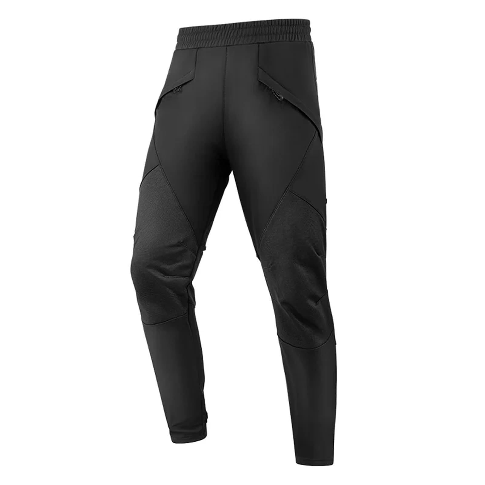 Pantaloni da Ciclismo in Pile Pantaloni da Ciclismo Autunnali e Invernali, Elastici, Antivento, Termici, Caldi, in Pile, Uomo, for Sport all'Aria Aperta, Lunghi