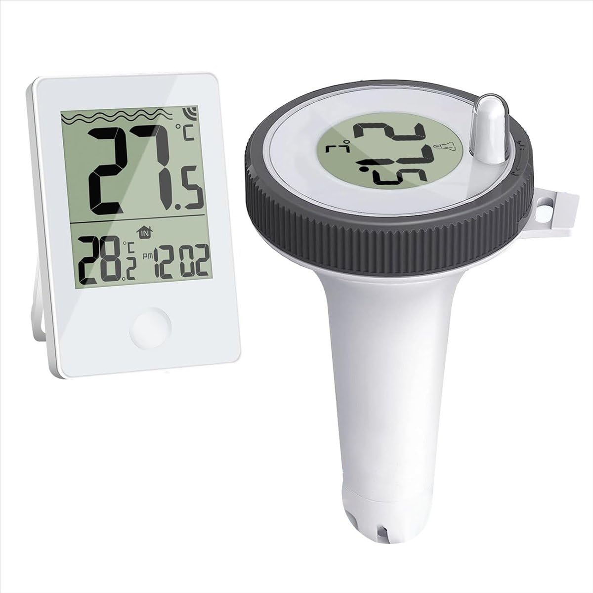 Bpqiang Swimming Pool Thermometer Floating Easy Read, Digital For Pools,Hot Tubs,Small Ponds,Aquariums