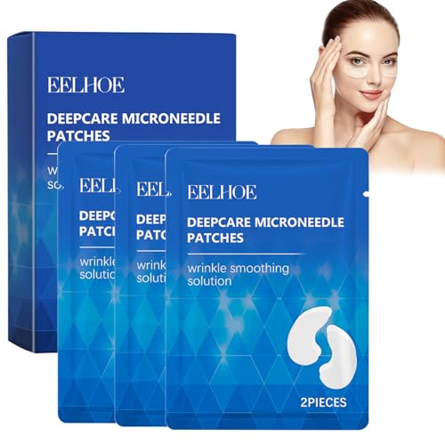 Rliolouo Malora Microglow Eye Patches, Baani Hyaluronic Patches for Under Eyes, Elegear Women Face Microglow Mask Set for Eye Hydration & Soothing