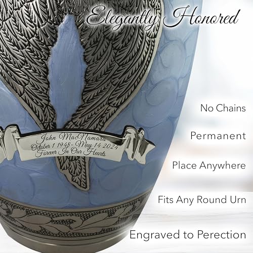 Image of Angel Blue Cremation Urns for Human Ashes Adult Male Urns for Ashes