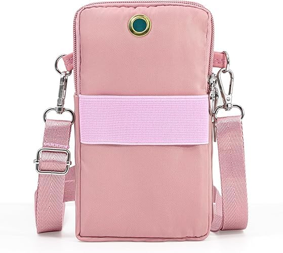 Small Crossbody Bag for Women, Durable Nylon Large Capacity Shoulder Bag with Built-In Headphone Port3