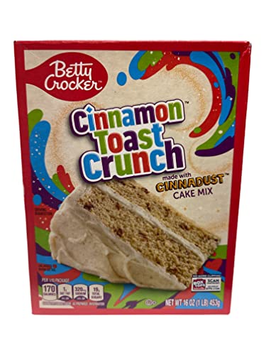 Betty Crocker Cinnamon Toast Crunch With Cinnadust Cake And Frosting Bundle: (2) Cake Mixes, (2) Frostings, & Thisnthat Recipe Card #TOP2