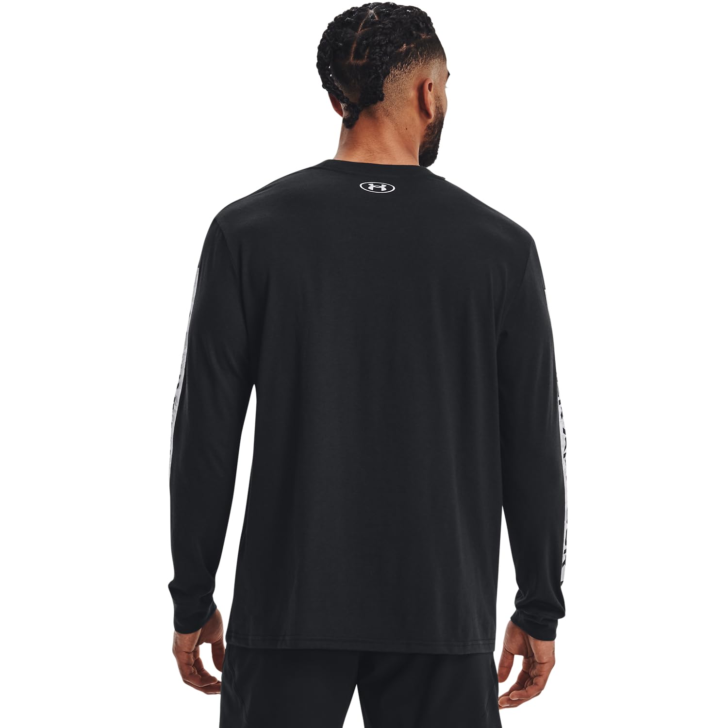Under Armour Mens Long-Sleeve Graphi Men's Ua Camo Boxed Sportstyle Long Sleeve, Black, 1366464-002, XL